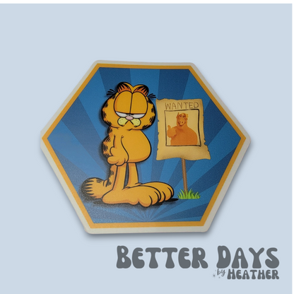 ALF Wanted Vinyl Sticker